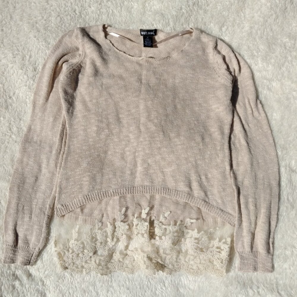 Wet Seal lacy sweater